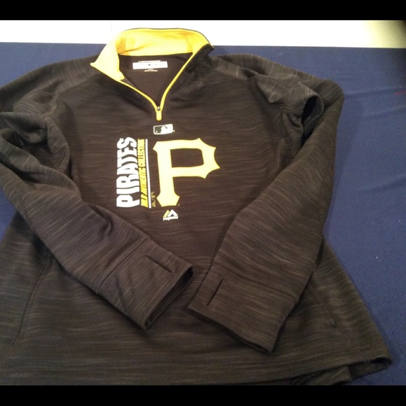 Pittsburgh Pirates Majestic womens 1/4 zip pullover jacket size medium - Picture 7 of 7
